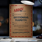 Syyttömänä tuomittu